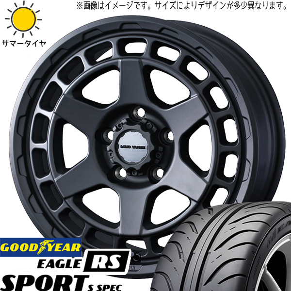 ルミオン シルビア 215/45R17 グッドイヤー RSSPORT S SPEC マッドヴァンスX 17インチ 7.0J +38 5H114.3P サマータイヤ ホイール 4本SET :mvxs sb 177040 sspec 21545:TireShop All Terrain