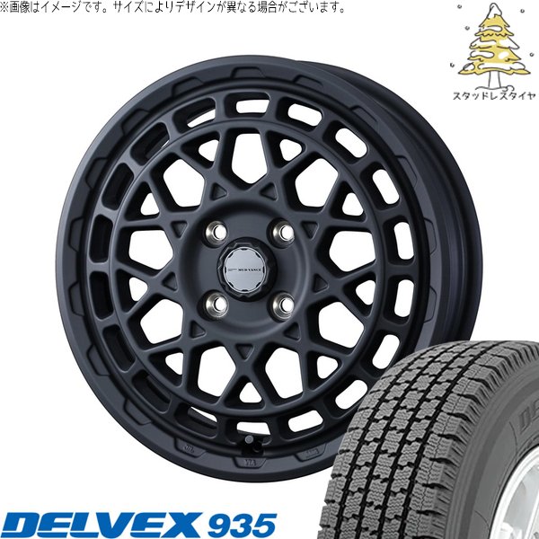 ハイゼットジャンボ 145/80R12 スタッドレス | デルベックス 935 \u0026 マッドヴァンスX タイプM 12インチ 4穴100