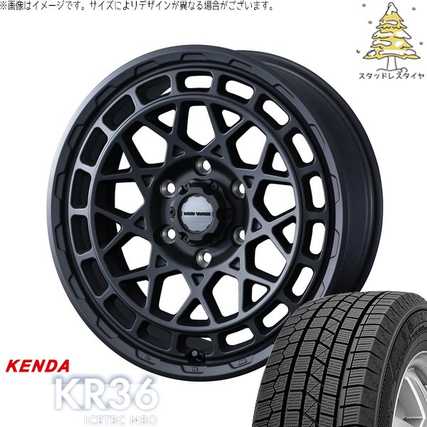スズキ ジムニー JB64 JB23 JA22 JA12 215/70R16 スタッドレス | アイステックネオ KR36 \u0026 マッドヴァンスX タイプM 16インチ 5穴139.7
