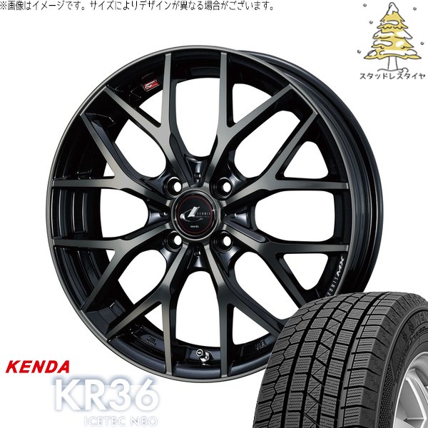 ICETEC - イグニス クロスビー 175/60R16 スタッドレス | アイステックネオ KR36 \u0026 レオニス MX 16in 4穴100 車、バイク、自転車-冬タイヤ、ホイールセット-自動車