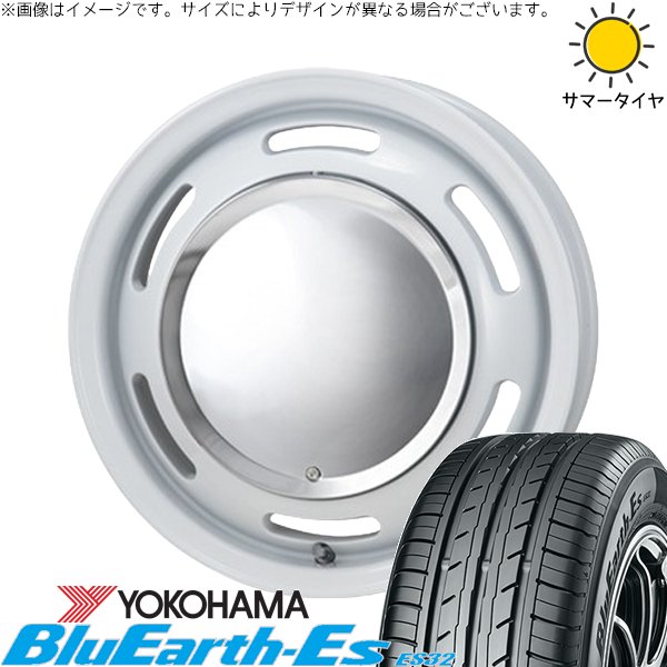 エブリィワゴン 165/60R14 ホイールセット | ブルーアース ES32 \u0026 ラグテック ネオムーン2 14インチ 4穴100