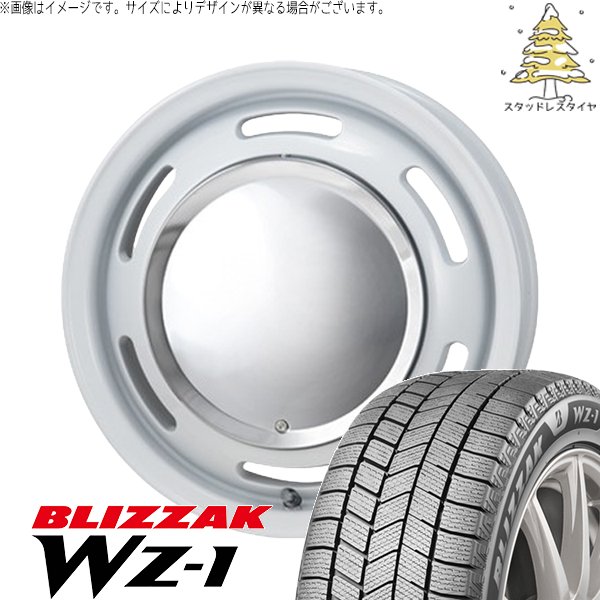 エブリィワゴン 165/60R14 スタッドレス | ブリザック WZ-1 \u0026 ラグテック ネオムーン2 14インチ 4穴100