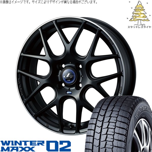 WINTER MAXX - クロスビー ラクティス 175/60R16 スタッドレス | ウィンターマックス02 \u0026 レオニス ナヴィア06 16in 4穴100 自動車-冬タイヤ、ホイールセット
