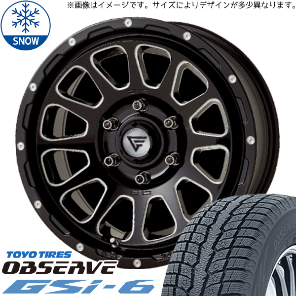 デリカ エクリプスクロス 225/70R16 TOYO GSI6 デルタフォース 16インチ 7.0J +35 5H114.3P スタッドレスタイヤ ホイール 4本SET :oval bkc 167035 gsi6 22570:TireShop All Terrain