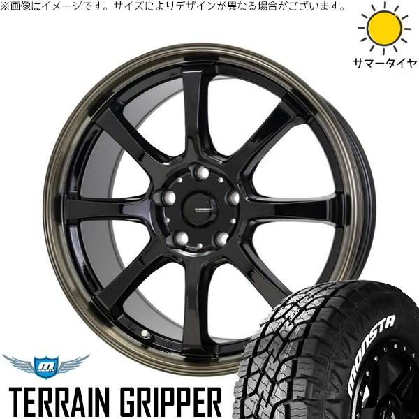 MONSTA TYRES - CX8 CX5 フォレスター 225/65R17 車輪仕掛ける | テレーングリッパー \u0026 G速力度 P08 17in 5穴114.3 夏タイヤ、ホイールセット-車、バイク、自転車