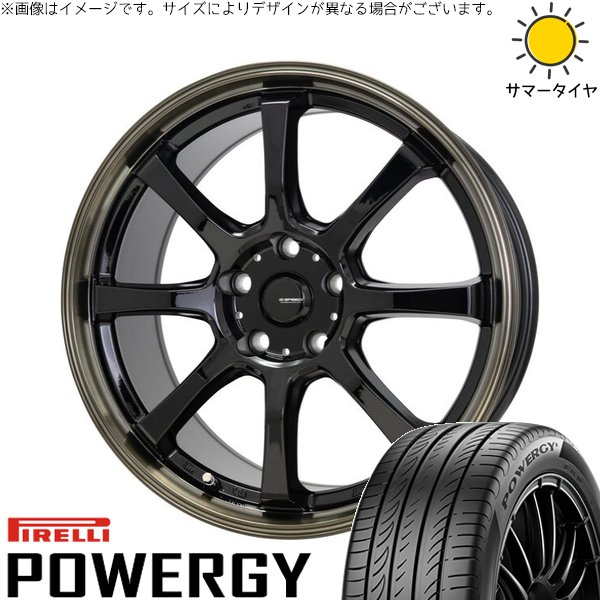 ステップワゴン 205/55R17 ホイールセット | パワジー \u0026 Gスピード P08 17インチ 5穴114.3