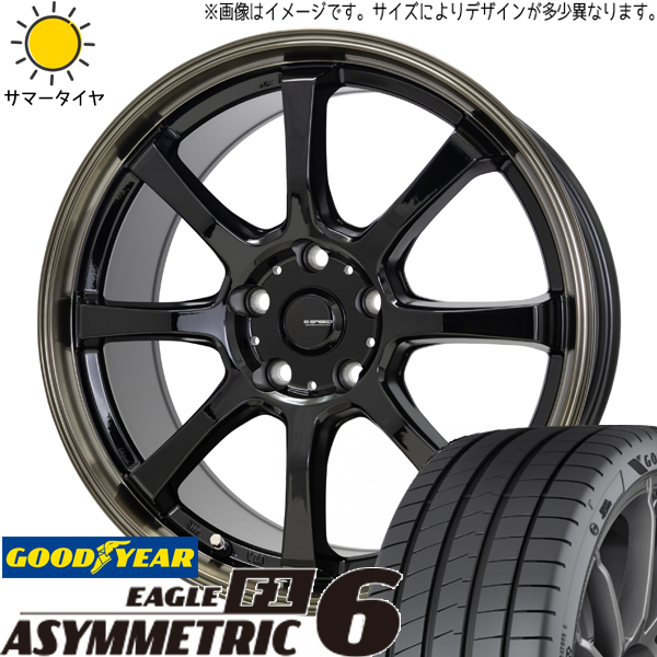 アルファード 235/50R18 グッドイヤー アシンメトリック6 Gスピード P08 18インチ 7.0J +38 5H114.3P サマータイヤ ホイール 4本SET :p08 187038 asy6 23550:TireShop All Terrain