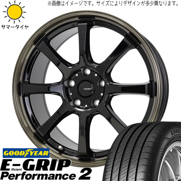 カローラクロス 225/50R18 グッドイヤー パフォーマンス2 Gスピード P08 18インチ 8.0J +42 5H114.3P サマータイヤ ホイール 4本SET :p08 188042 egpf2 22550:TireShop All Terrain