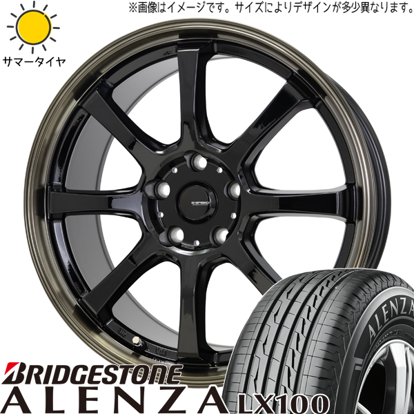 エスティマ フーガ 225/50R18 ブリヂストン アレンザ LX100 Gスピード P08 18インチ 8.0J +42 5H114.3P サマータイヤ ホイール 4本SET :p08 188045 lx100 22550:TireShop All Terrain