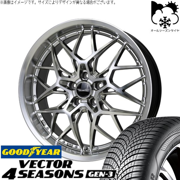 XV フォレスター 225/55R18 オールシーズン | ベクター4シーズン GEN3 \u0026 プレシャス アストM5 18インチ 5穴100