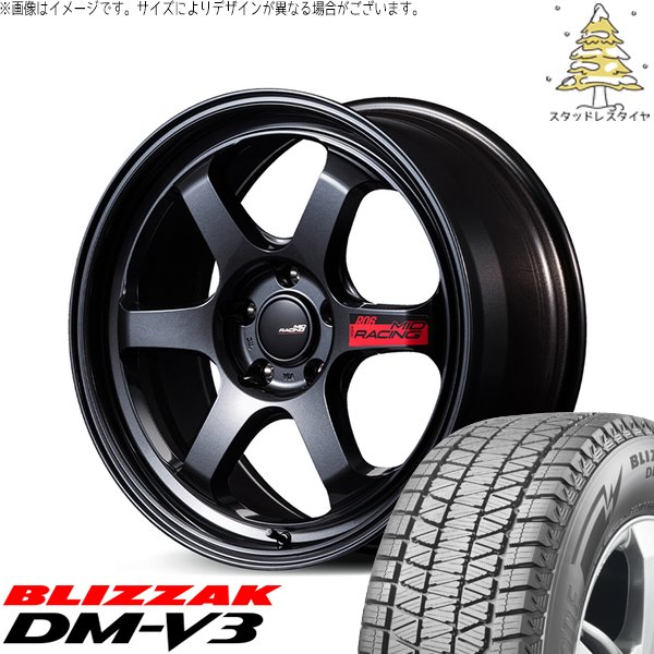 ZR-V クロストレック 225/55R18 スタッドレス | ブリザック DM-V3 \u0026 MIDレーシング R06 18インチ 5穴114.3