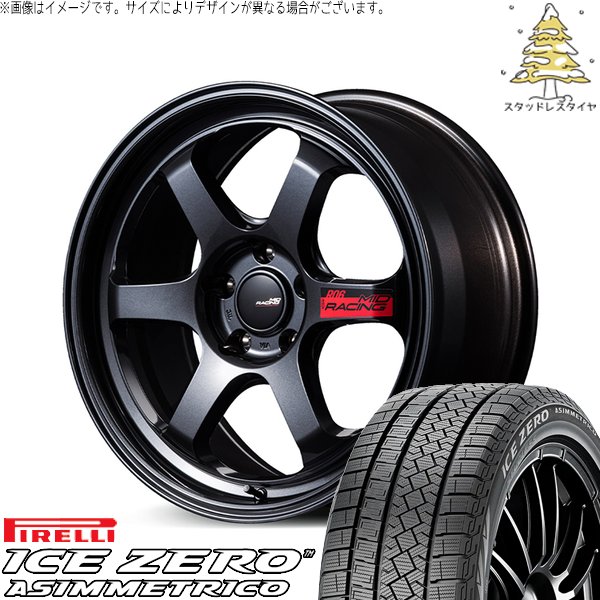 ZR-V クロストレック 225/55R18 スタッドレス | アイスゼロアシンメトリコ \u0026 MIDレーシング R06 18インチ 5穴114.3