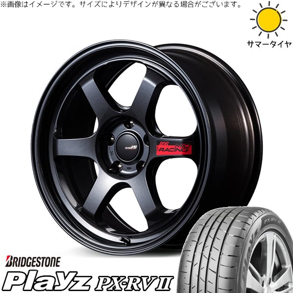 ZR-V クロストレック 225/55R18 ホイールセット | プレイズ PX-RV2 \u0026 MIDレーシング R06 18インチ 5穴114.3