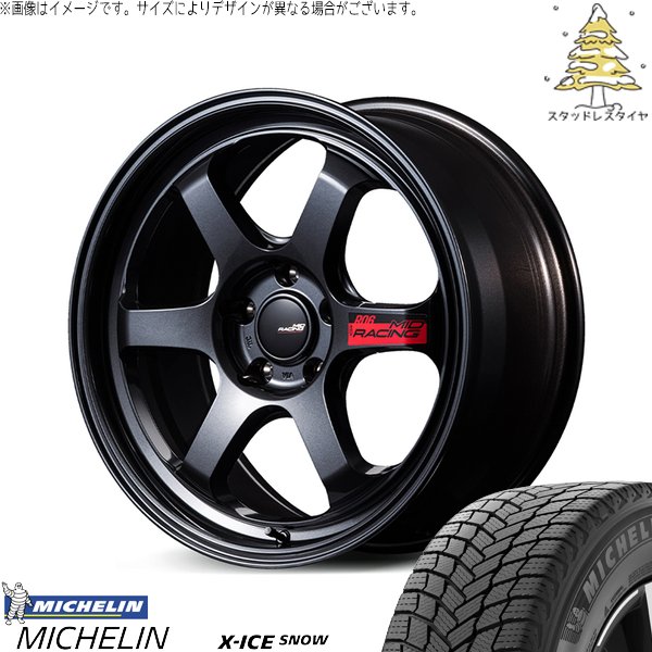 ランエボ8 9 235/40R18 スタッドレス | エックスアイス スノー \u0026 MIDレーシング R06 18インチ 5穴114.3