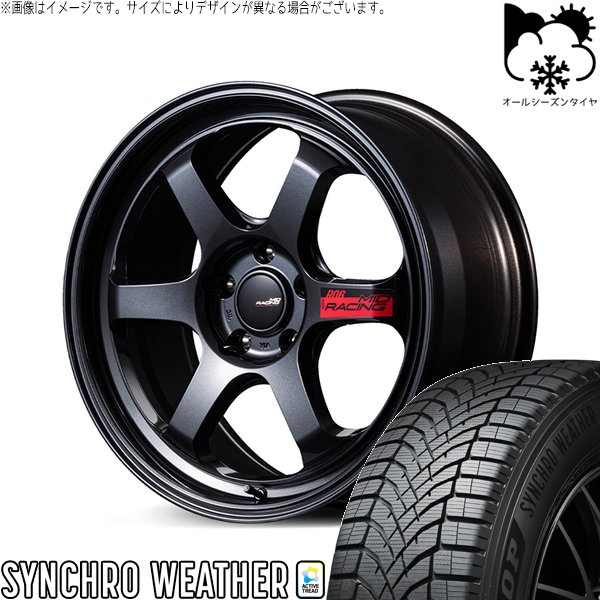 GR86 スバル BRZ 225/40R18 オールシーズン | シンクロウェザー \u0026 MIDレーシング R06 18インチ 5穴100