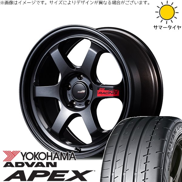 ADVAN - ランエボ10 245/40R18 銀輪仕かける | 広告業ヴァン APEX V601 \u0026 MID一ころ R06 18in 5穴114.3