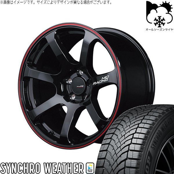 ZR-V クロストレック 225/60R18 オールシーズン | シンクロウェザー \u0026 MIDレーシング R07 18インチ 5穴114.3