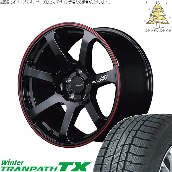 ZR-V クロストレック 225/60R18 スタッドレス | ウィンタートランパス TX \u0026 MIDレーシング R07 18インチ 5穴114.3