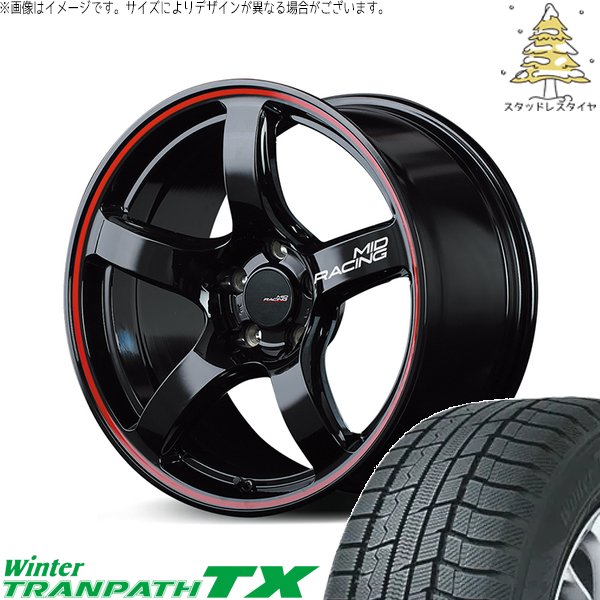 ZR-V クロストレック 225/60R18 スタッドレス | ウィンタートランパス TX \u0026 MIDレーシング R50 18インチ 5穴114.3