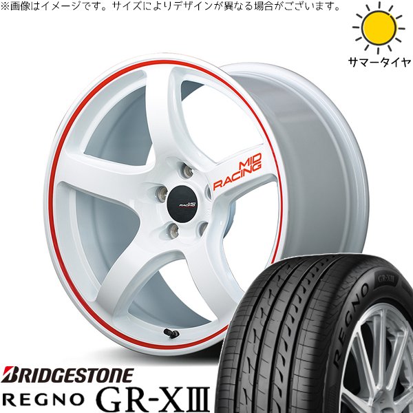 ZR-V クロストレック 215/60R17 ホイールセット | レグノ GR-X3 RV \u0026 MIDレーシング R50 17インチ 5穴114.3