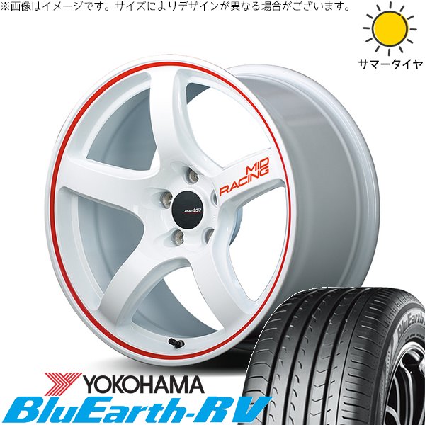 ZR-V クロストレック 225/60R17 ホイールセット | ブルーアース RV03 \u0026 MIDレーシング R50 17インチ 5穴114.3