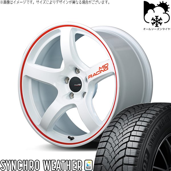 ZR-V クロストレック 215/60R17 オールシーズン | シンクロウェザー \u0026 MIDレーシング R50 17インチ 5穴114.3