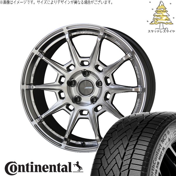 アウトランダー 225/55R18 スタッドレス | ノースコンタクト NC7 \u0026 ガレルナ レフィーノ 18インチ 5穴114.3