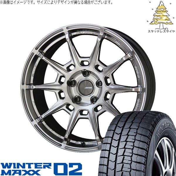 クラウン カムリ 225/45R18 スタッドレス | ウィンターマックス02 \u0026 ガレルナ レフィーノ 18インチ 5穴114.3