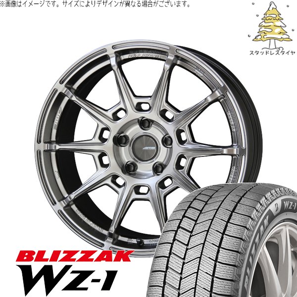 GN アウトランダー 235/60R18 スタッドレス | ブリザック WZ-1 \u0026 ガレルナ レフィーノ 18インチ 5穴114.3