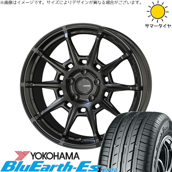 セレナ インプレッサ 215/40R18 ホイールセット | ブルーアース ES32 \u0026 ガレルナ レフィーノ 18インチ 5穴114.3