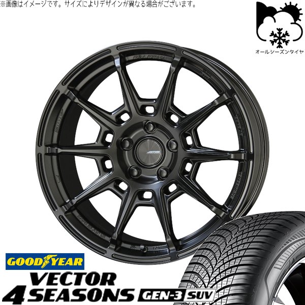 GN アウトランダー 235/60R18 オールシーズン | ベクター4シーズンズ GEN-3 SUV \u0026 ガレルナ レフィーノ 18インチ 5穴114.3
