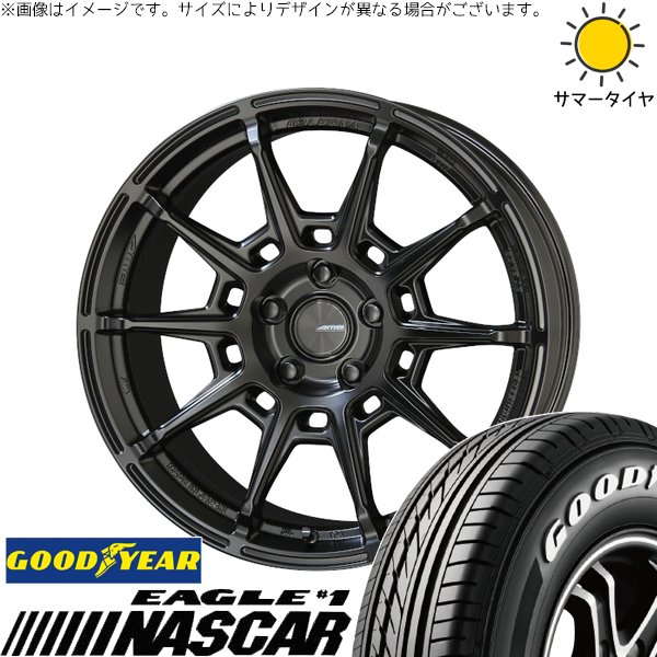 グッドイヤー - ZR-V クロストレック 215/60R17 車輪仕掛ける | 鷲 茄子鉄道車両 \u0026 ガレルナ レフィーノ 17in 5穴114.3 車、バイク、自転車-タイヤ、ホイール-夏タイヤ、ホイールセット