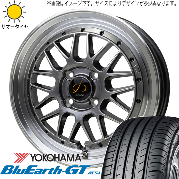 NBOX タント スペーシア 165/55R15 Y/H GT AE51 シュティッヒ メッシュ RM 15インチ 4.5J +45 4H100P サマータイヤ ホイール 4本SET :rm 154545 ae51 1655515:TireShop All Terrain