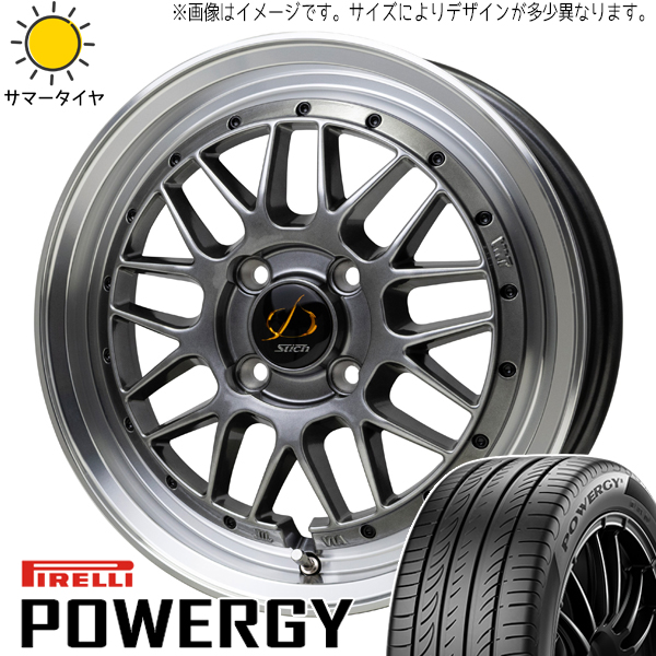 日産 オーラ 195/65R15 ピレリ パワジー シュティッヒ メッシュ RM 15インチ 5.5J +43 4H100P サマータイヤ ホイール 4本SET :rm 155542 pwg 1956515:TireShop All Terrain