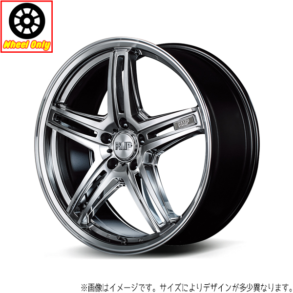 19インチ アルミホイール 5穴 114.3 MID RMP 520F 8J +42 90系 ノア ヴォクシー ツライチ 4本セット｜tireshop