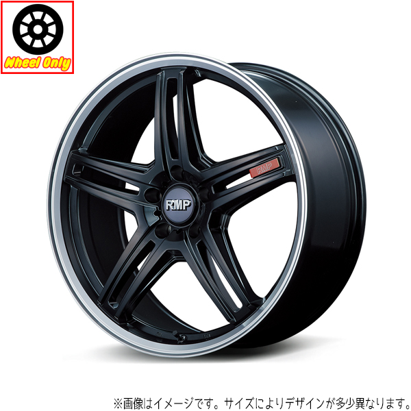 18インチ アルミホイール 5穴 100 MID RMP 520F セミグロス 7J +48 フォレスター インプレッサ 1本｜tireshop