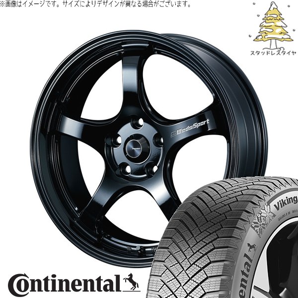 WRX STI GRB GRF GVB GVF 245/35R19 スタッドレス | バイキングコンタクト8 \u0026 ウェッズスポーツ RN05M 19インチ 5穴114.3