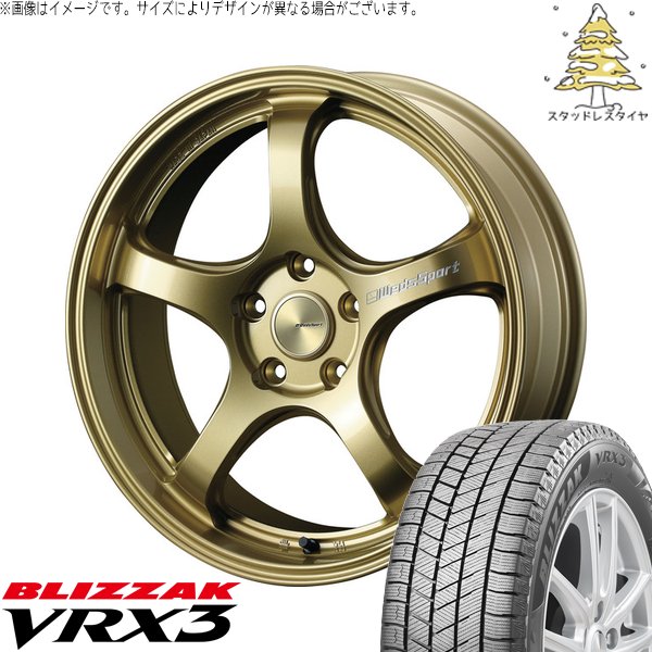 ブリザック VRX3 - ルミオン ノア ヴォクシー 225/40R18 スタッドレス | \u0026 ウェッズ運動競技 RN05M 18in 5穴114.3