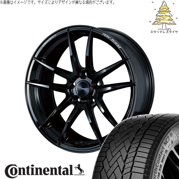 30アルファード 235/50R18 スタッドレス | ノースコンタクト NC7 \u0026 ウェッズスポーツ RN55M 18インチ 5穴114.3
