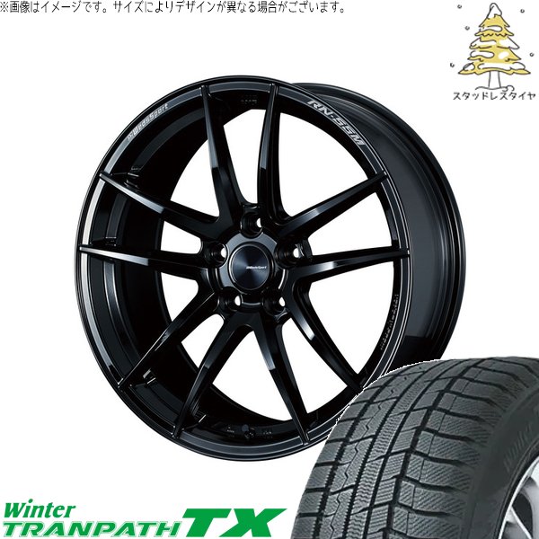 ヴェルファイア 235/50R18 スタッドレス | ウィンタートランパス TX \u0026 ウェッズスポーツ RN55M 18インチ 5穴114.3