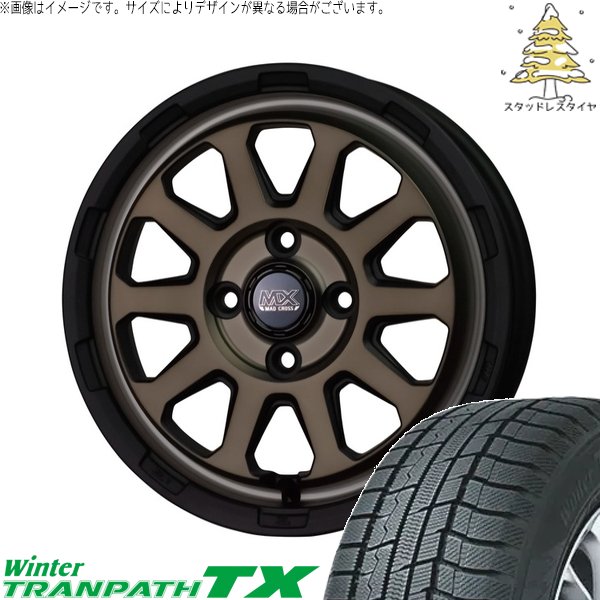 ウィンタートランパス - タント ムーブ 手押し車R ラパン 165/55R15 スタッドレス | TX \u0026 マッドクロス レンジャー 15in 4穴100 冬タイヤ、ホイールセット-自動車-車、バイク、自転車