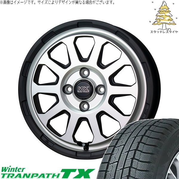 タンク ルーミー トール 165/65R14 スタッドレス | ウィンタートランパス TX \u0026 マッドクロス レンジャー 14インチ 4穴100