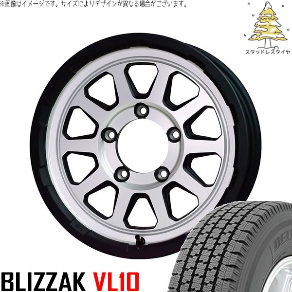 ブリザック VL10 - ジムニーシエラ 195/80R15 スタッドレス | \u0026 マッドクロス レンジャー 15in 5穴139.7 自動車-冬タイヤ、ホイールセット-タイヤ、ホイール