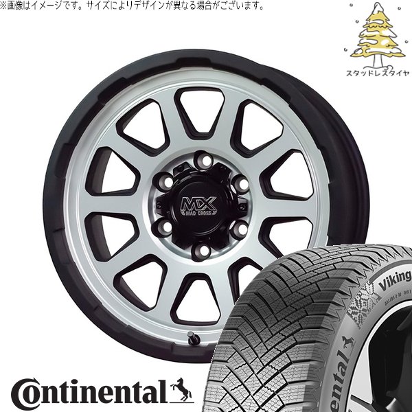 プラド GUN125 265/60R18 スタッドレス | バイキングコンタクト8 \u0026 マッドクロス レンジャー 18インチ 6穴139.7