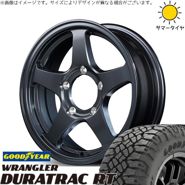 WRANGLER（グッドイヤー） - ジムニー JB64 JB23 225/75R16 車輪仕掛ける | ラングラー デュラトラック RT \u0026 MID車輪 オフパフォーマー RT-5N+II 16in 5穴139.7 タイヤ、ホイール-車、バイク、自転車-夏タイヤ、ホイールセット