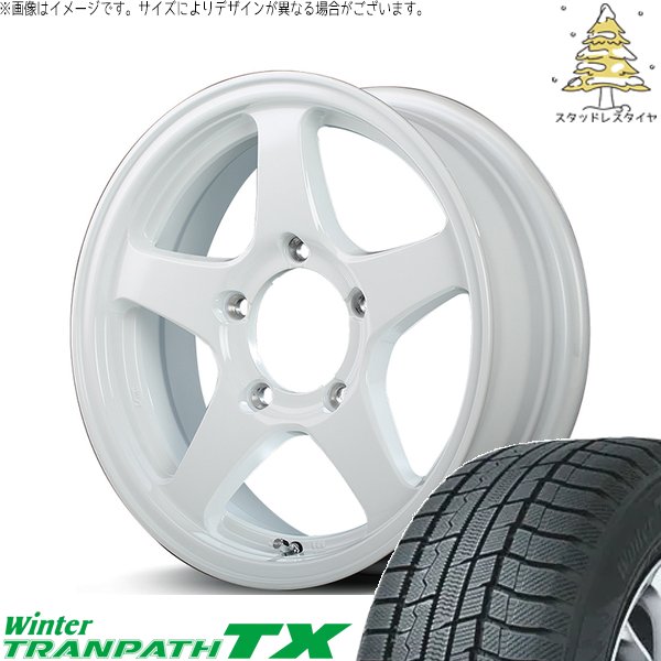ジムニー JB64 215/70R16 スタッドレス | ウィンタートランパス TX \u0026 MIDホイール オフパフォーマー RT-5N+II 16インチ 5穴139.7
