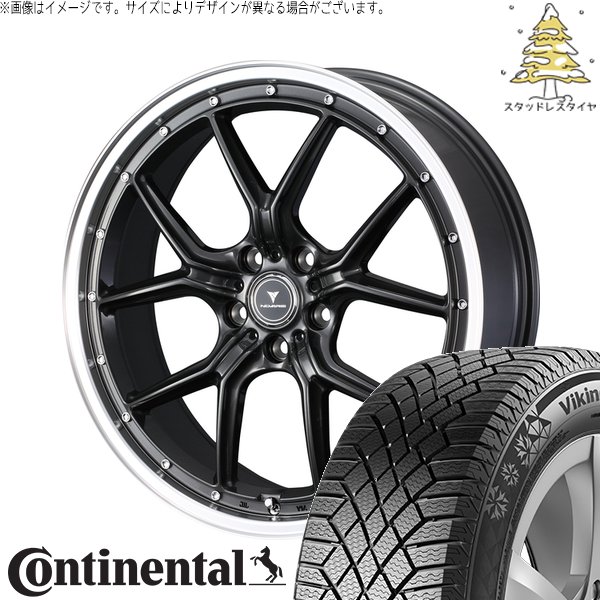 ニッサン ムラーノ Z51 255/50R20 スタッドレス | バイキングコンタクト7 \u0026 ノヴァリス アセット S1 20インチ 5穴114.3