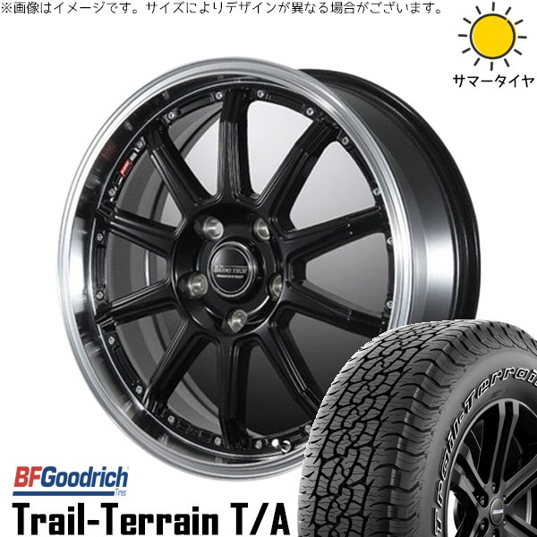 BFグッドリッチ - XV フォレスター 225/60R17 車輪仕掛ける | トレイルテレーン T/A \u0026 ジョージバーンズテック S10-DP 17in 5穴100 車、バイク、自転車-タイヤ、ホイール
