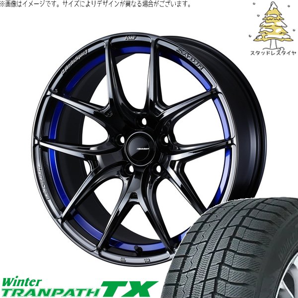 GN アウトランダー 235/60R18 スタッドレス | ウィンタートランパス TX \u0026 ウェッズスポーツ SA01R 18インチ 5穴114.3