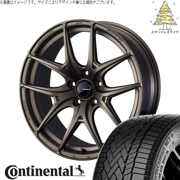 WRX STI GRB GVB 245/40R18 スタッドレス | ノースコンタクト NC7 \u0026 ウェッズスポーツ SA01R 18インチ 5穴114.3